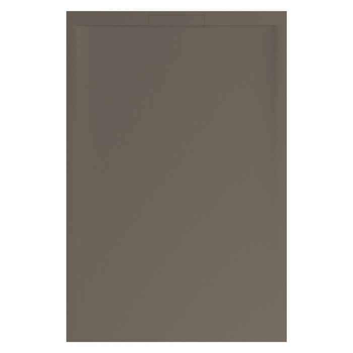 Receveur de douche extra plat 3 cm RAGNAR LAVABERG Taupe RAL 7039 — vue du dessus