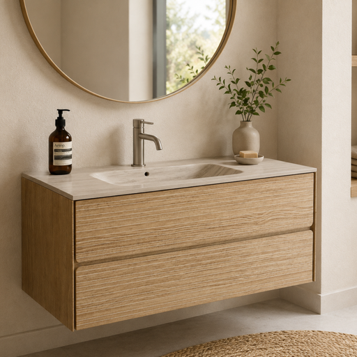 Meuble de salle de bain suspendu RANDOM Mud - Sanizeo