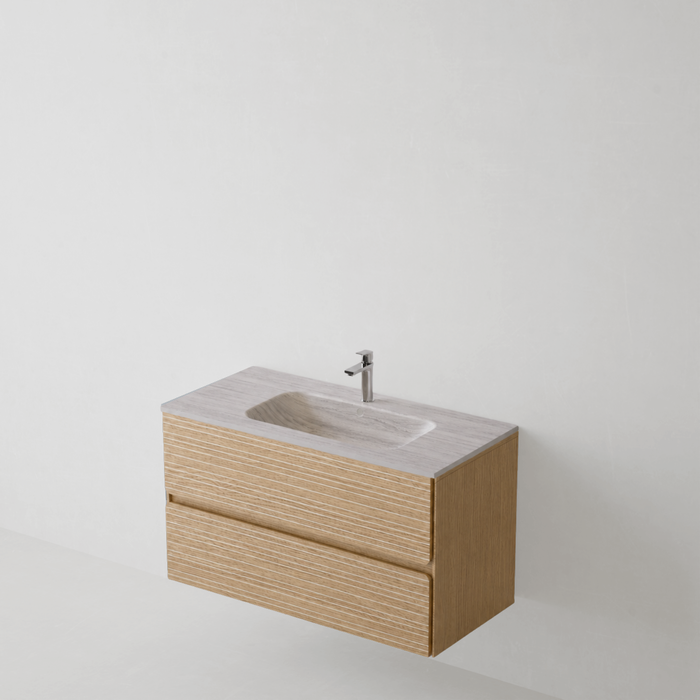 Meuble de salle de bain suspendu RANDOM Mud - Sanizeo