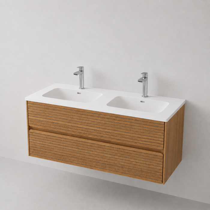Meuble de salle de bain suspendu RANDOM Sand - Sanizeo