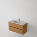 Meuble de salle de bain suspendu RANDOM Sand - Sanizeo