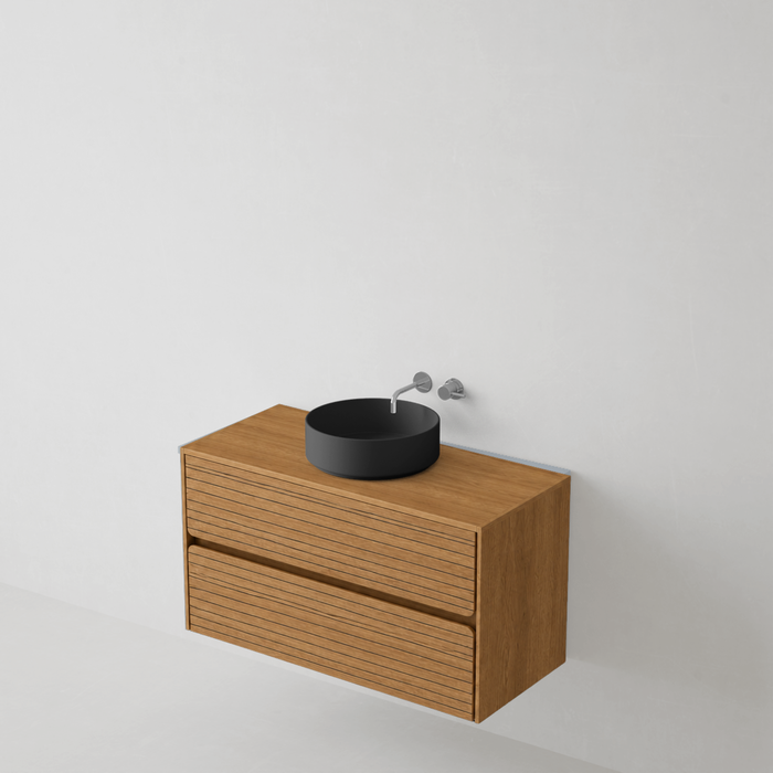 Meuble de salle de bain suspendu RANDOM Sand - Sanizeo