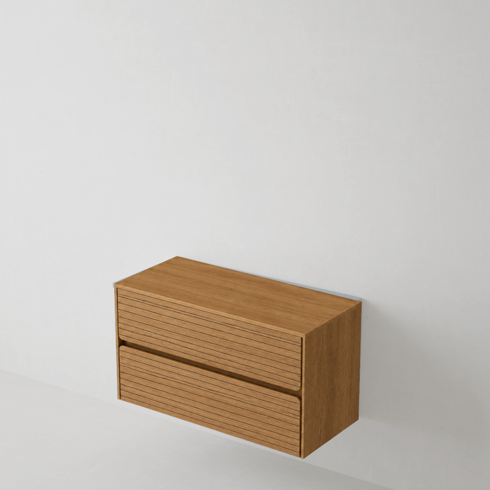 Meuble de salle de bain suspendu RANDOM Sand - Sanizeo