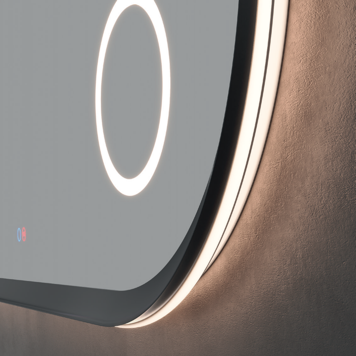Miroir Lumineux Anti-Buée Tri-LED RIMINI - Sanizeo