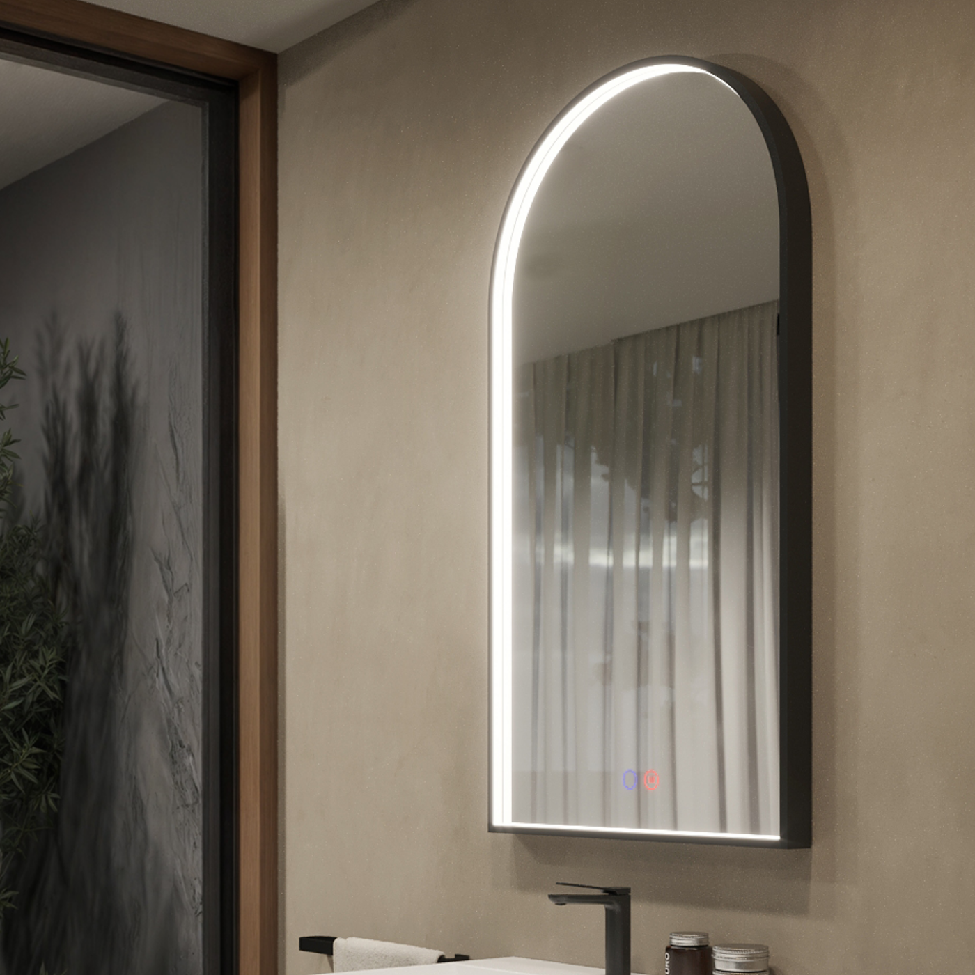 Miroir LED ROMA Tri-LED