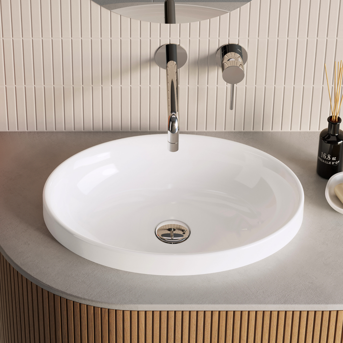 Vasque à encastrer RUNA Blanc Brillant