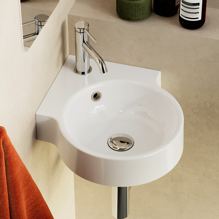 Lave Main à suspendre SAGA Blanc Brillant