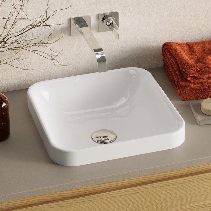 Vasque à encastrer SIGRID Blanc Brillant