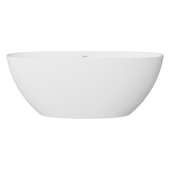 Baignoire Îlot SKUM Blanc Mat - Sanizeo