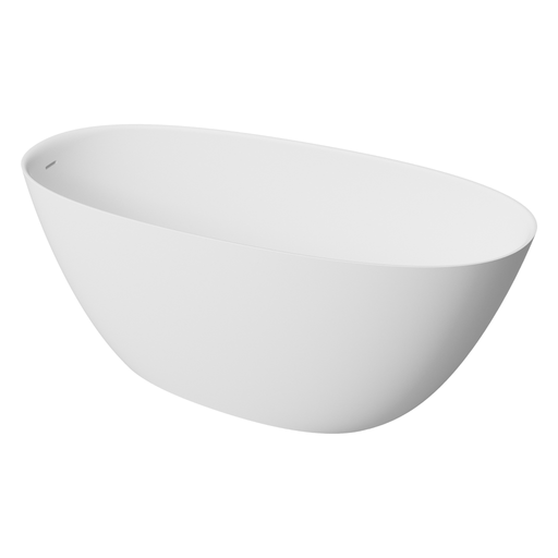 Baignoire Îlot SKUM Blanc Mat - Sanizeo