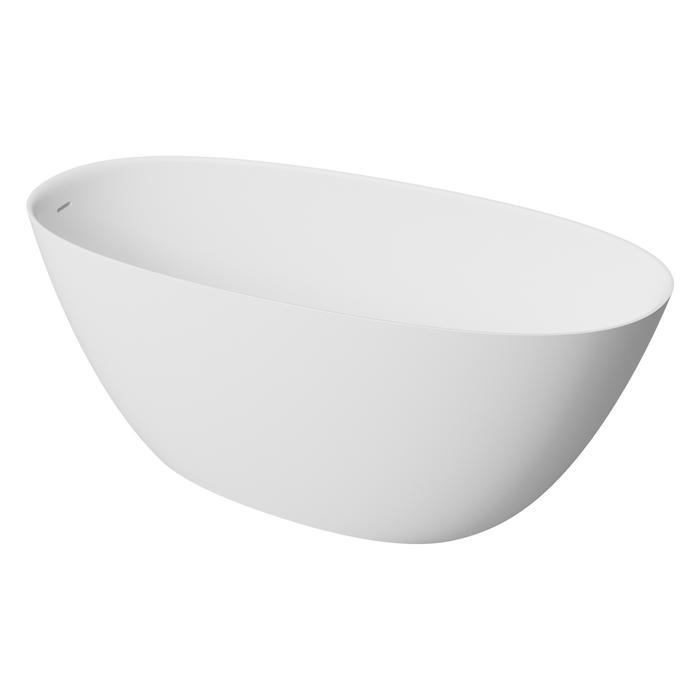Baignoire Îlot SKUM Blanc Mat - Sanizeo