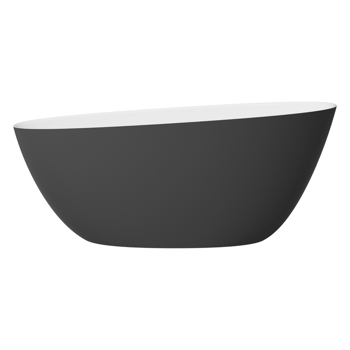 Baignoire Îlot SKUM Noir Mat - Sanizeo
