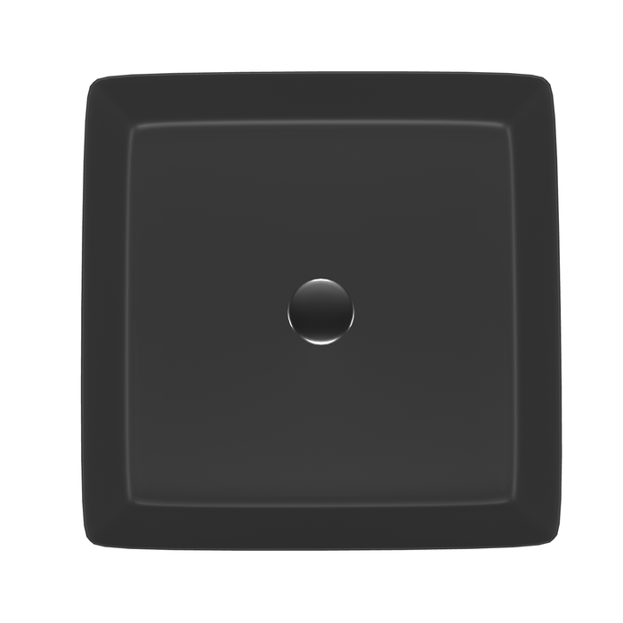 Vasque à Poser SQUARE Noir Mat - Sanizeo