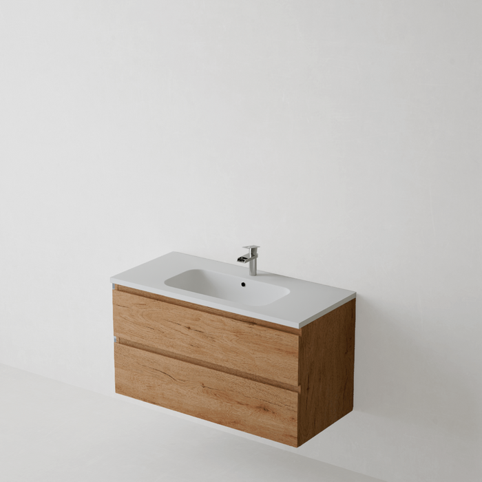 Meuble de salle de bain suspendu STEP Bois