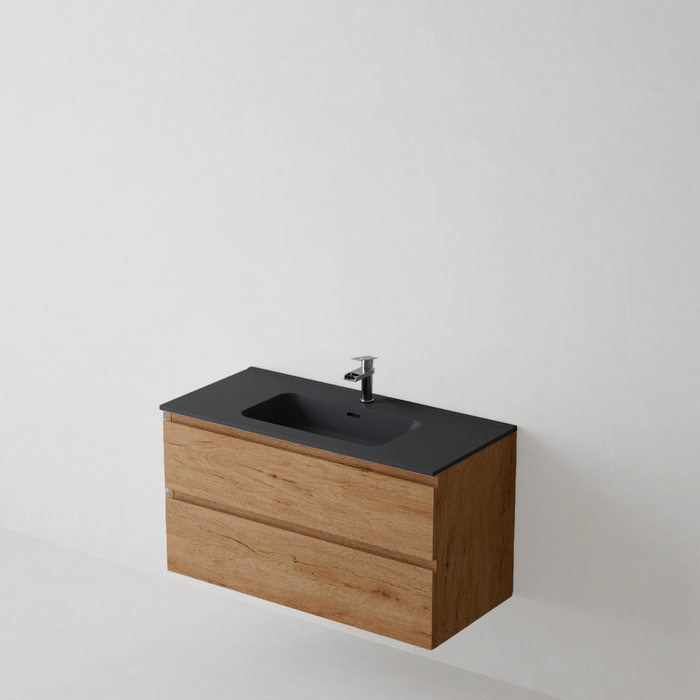 Meuble de salle de bain suspendu STEP Bois