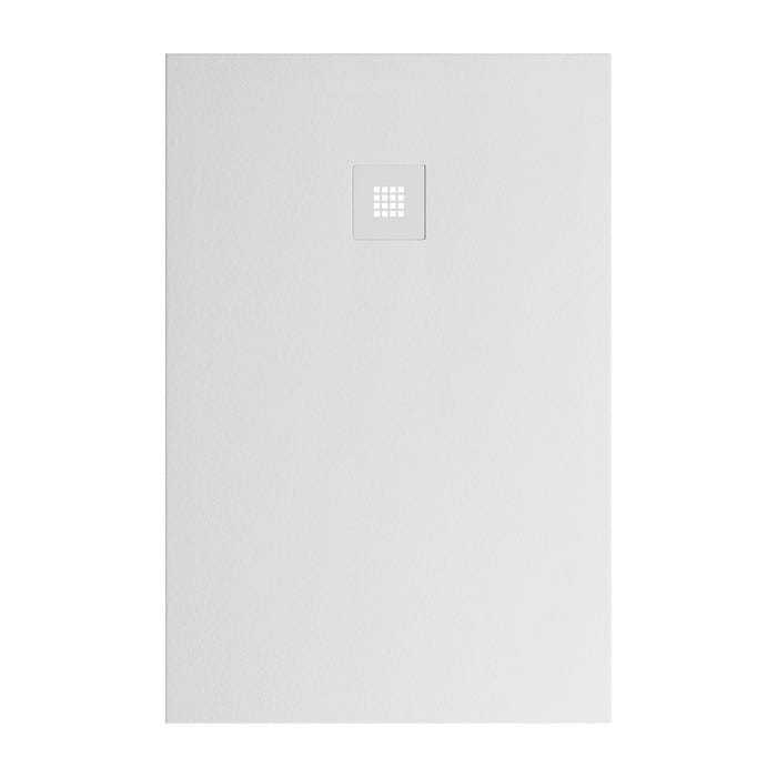 Receveur de douche extra plat 3 cm THOR LAVABERG Blanc RAL 9003 — vue du dessus