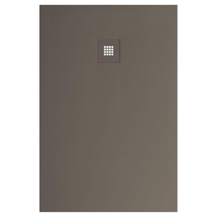 Receveur de douche extra plat 3 cm THOR LAVABERG Taupe RAL 7039 — vue du dessus