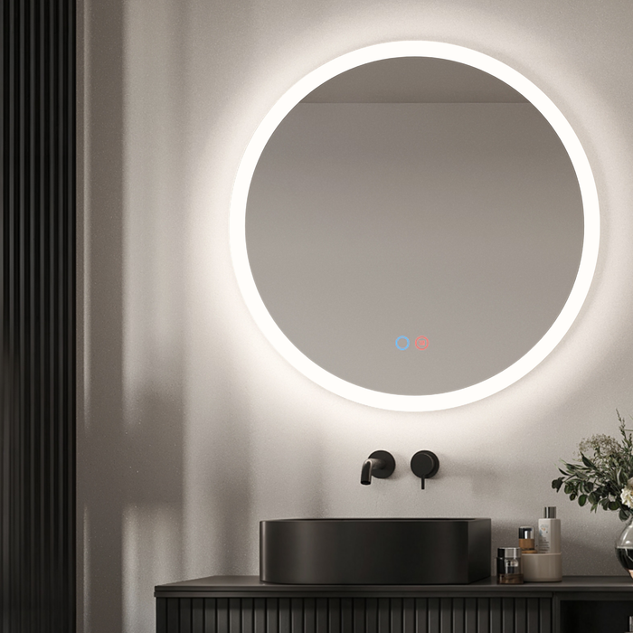 Miroir Lumineux Anti-Buée Tri-LED TORINO - Sanizeo