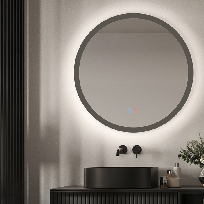 Miroir Lumineux Anti-Buée Tri-LED TORINO - Sanizeo