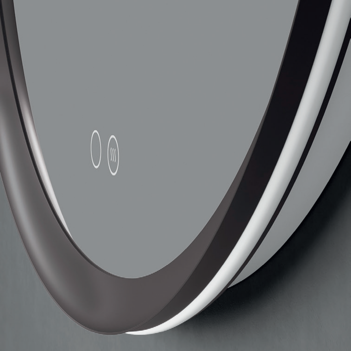 Miroir Lumineux Anti-Buée Tri-LED TORINO - Sanizeo