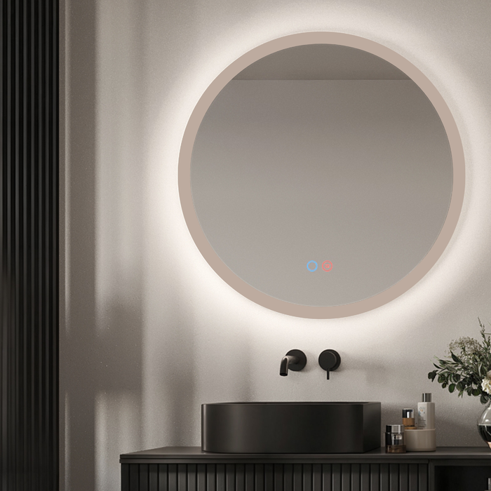 Miroir Lumineux Anti-Buée Tri-LED TORINO - Sanizeo