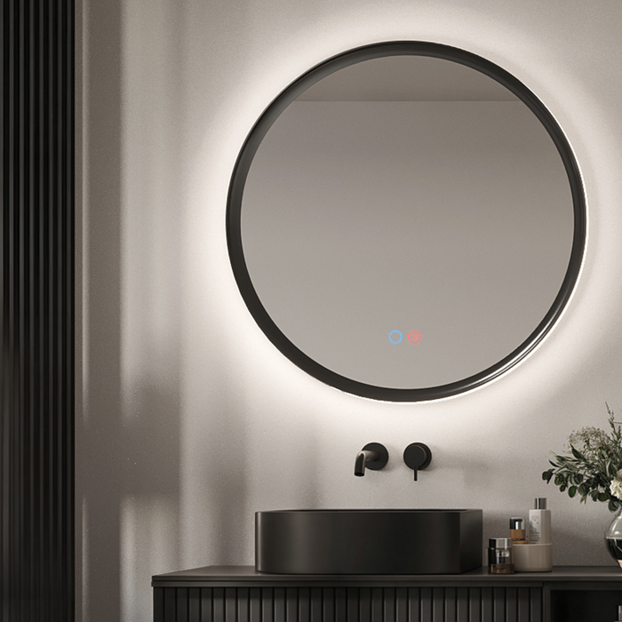 Miroir Lumineux Anti-Buée Tri-LED TORINO - Sanizeo