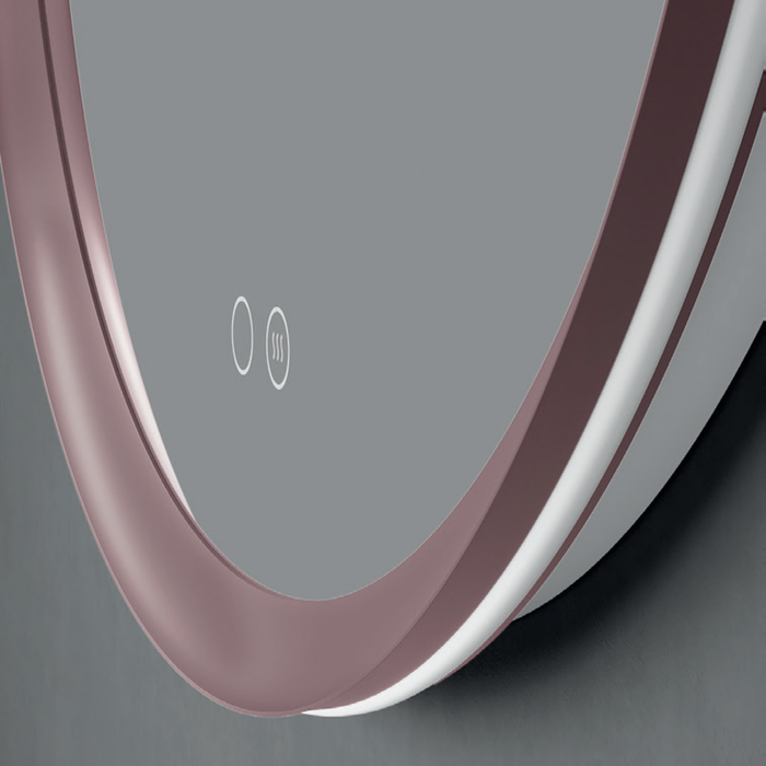 Miroir Lumineux Anti-Buée Tri-LED TORINO - Sanizeo