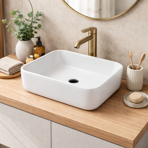 Vasque à Poser VESTA Blanc Brillant - Sanizeo