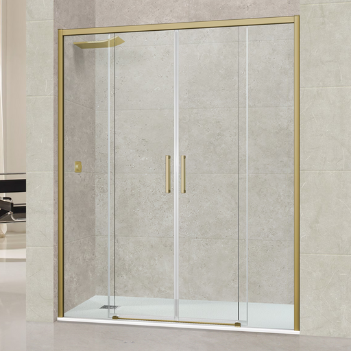 Paroi de Douche VÉZANNES 4P Or - Sanizeo