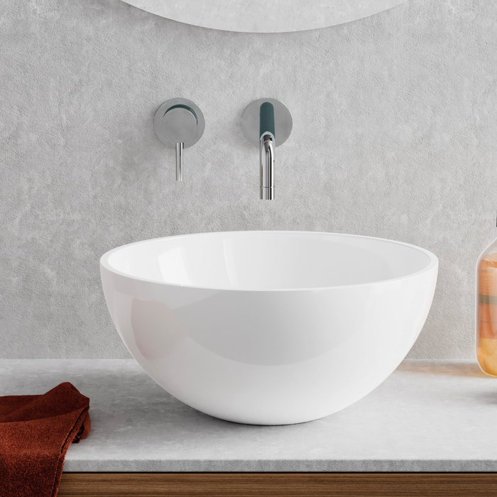 Vasque à poser haute VIDAR Blanc Brillant