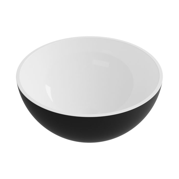 Vasque à poser haute VIDAR Noir et Blanc