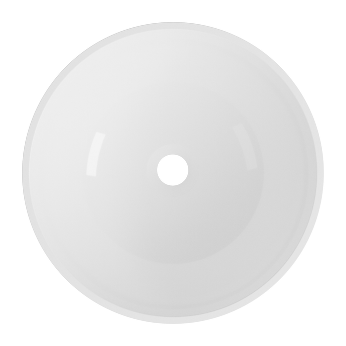 Vasque à poser basse VIDAR Blanc Brillant