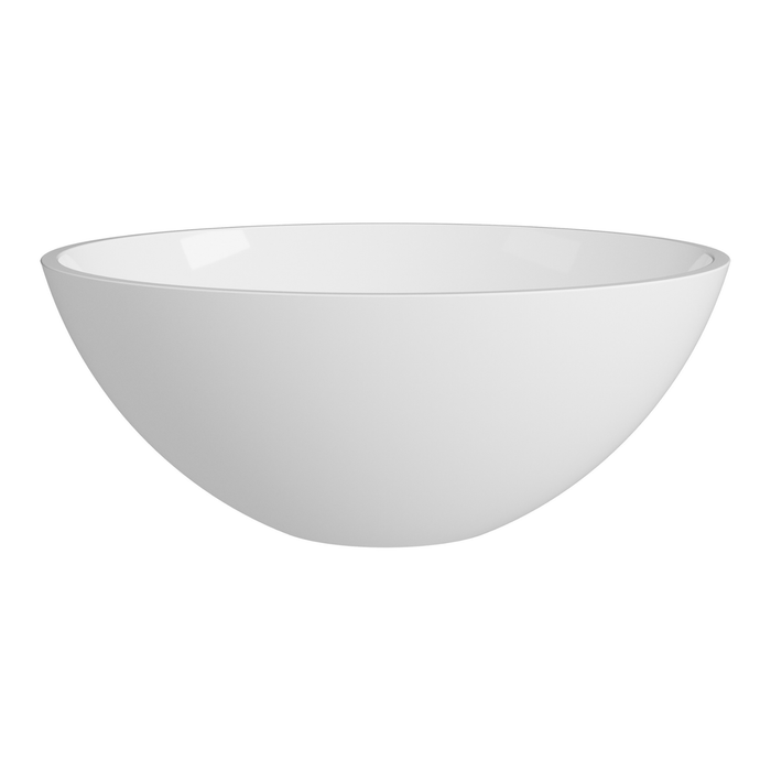 Vasque à poser basse VIDAR Blanc Brillant