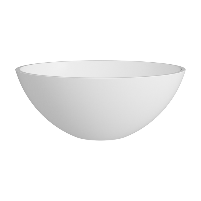 Vasque à poser basse VIDAR Blanc Mat