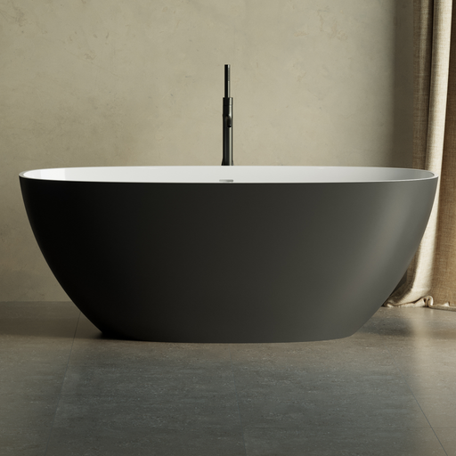 Baignoire Îlot VIND Noir Mat - Sanizeo