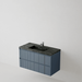 Meuble Suspendu POLE Coloris Bleu Cobal NOFER Sanizéo DECOSAN - Vasque LANIC Porcelaine Marbré Noir