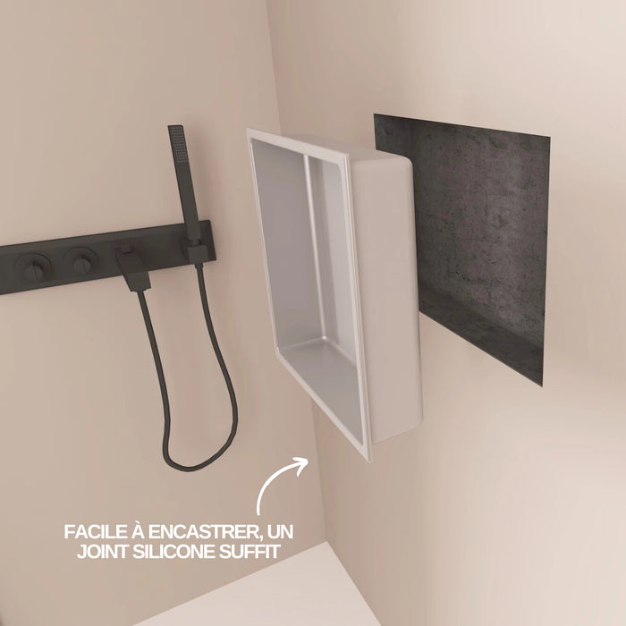 Niche de Douche Murale NOOK Gris