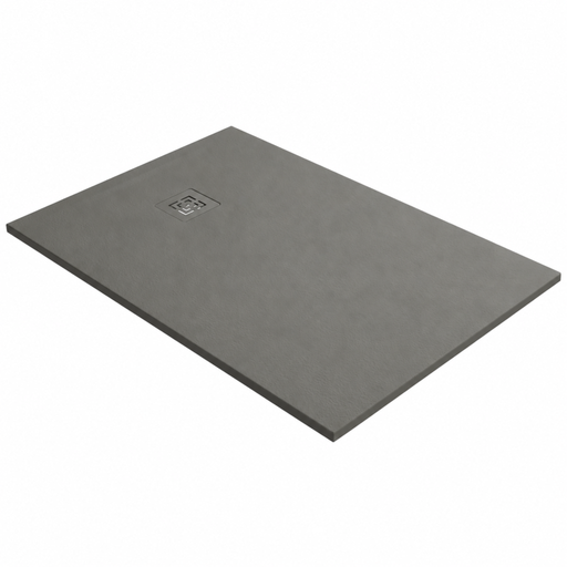 Receveur de douche HALDOR gris taupe avec bonde carrée – LAVABERG